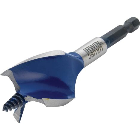 Irwin 1921996 Blue Groove 6X Stubby Wood Bit 28 x 100mm IRW1921996