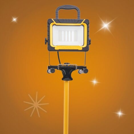 Faithfull 45W LED DUAL POWER Tripod Work Sitelight 240V 900 Lumun FPPSLT45D