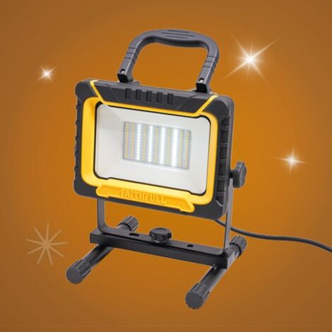 Faithfull 45W LED DUAL POWER Tripod Work Sitelight 240V 900 Lumun FPPSLT45D