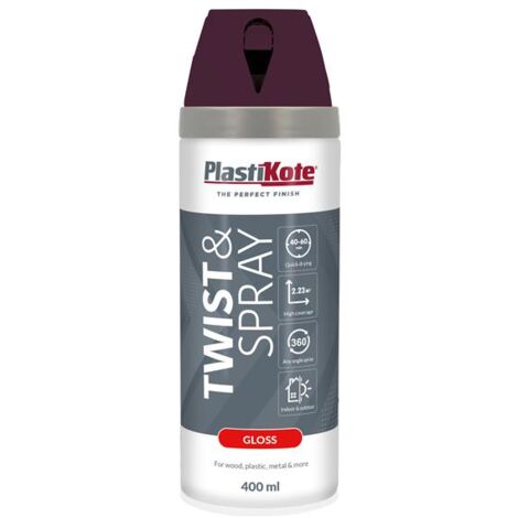 PlastiKote 440.0021123.076 Twist & Spray Gloss Purple Violet 400ml PKT21123