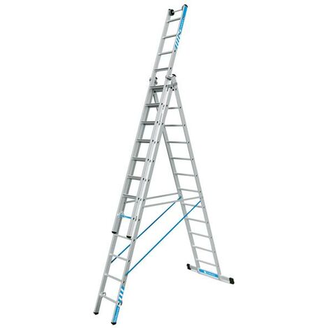 Zarges 41580 Skymaster Plus X Combination Ladder 3-Part 3 x 12 Rungs ZAR41580