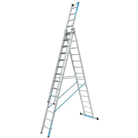 Zarges 41581 Skymaster Plus X Combination Ladder 3-Part 3 x 14 Rungs ZAR41581