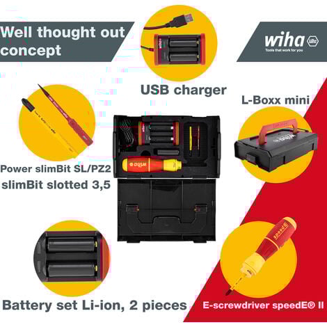 Wiha electrical screwdriver speedE® II electric (44318) pcs