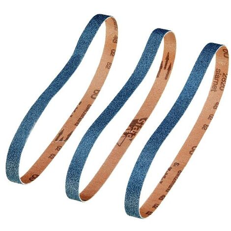Irwin Powerfile Zirconium Sanding Belt 13 x 451mm 60G Pack 3 IRWIW8083802 (1/2)