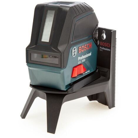 Bosch GCL2000 Self Leveling Combi Cross Line Laser Level + RM1 Bracket + Bag