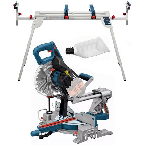 Bosch GCM18V-216DC 18V BITURBO Cordless Mitre Saw 216mm 1600W Bare + Leg Stand (1/5)