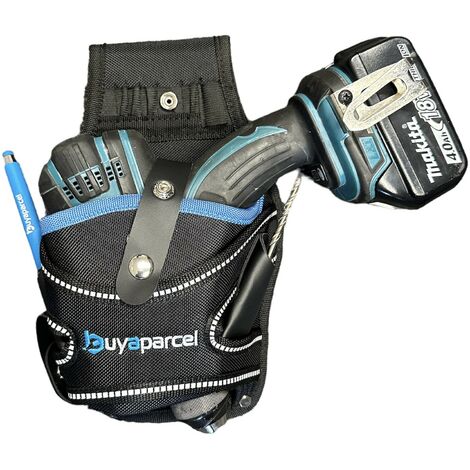 BAP Universal Heavy Duty Drill Holster Pouch Left Right Hand Tool Belt + Loop