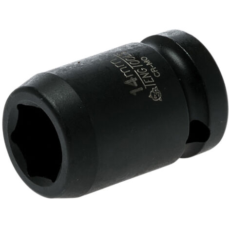 Teng 920514N Impact Socket Hexagon 6-Point 1/2in Drive 14mm TEN920514N