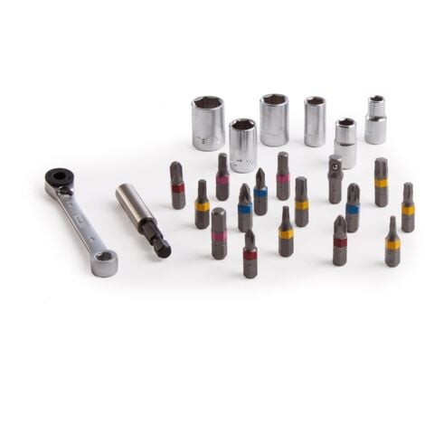 Dewalt DT71516 24 Piece Socket Ratchet Wrench Screwdriver Bit Set PZ2 PH2 TORX
