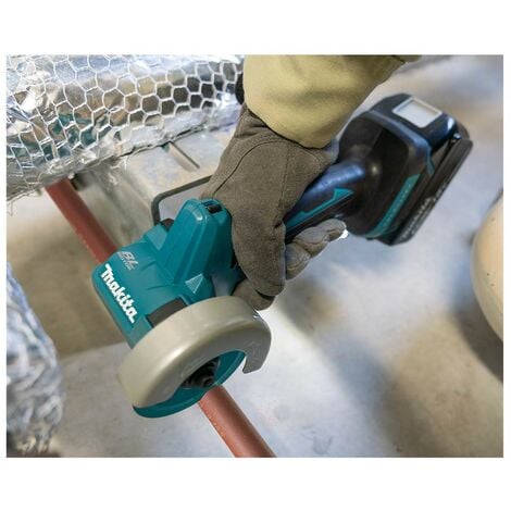 Makita DMC300Z 18V LXT Brushless 76mm Compact Cut Off Saw + 4 Blades Inc Carbide