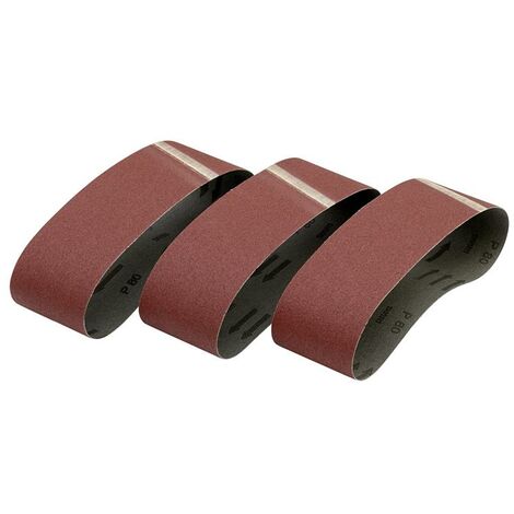 Dewalt DT3376-QZ Sanding Belt 533 x 75mm 60G Coarse Grit Pack of 3 Fits DCW220NT