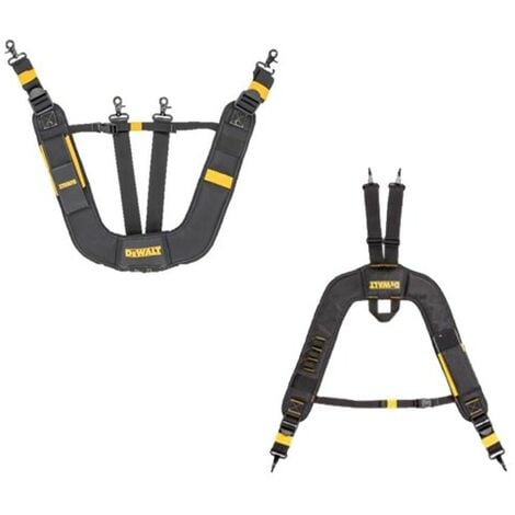 Dewalt DWST40603-1 Heavy Duty Tool Rig Toolbelt Drill Pouch + Brace Suspenders