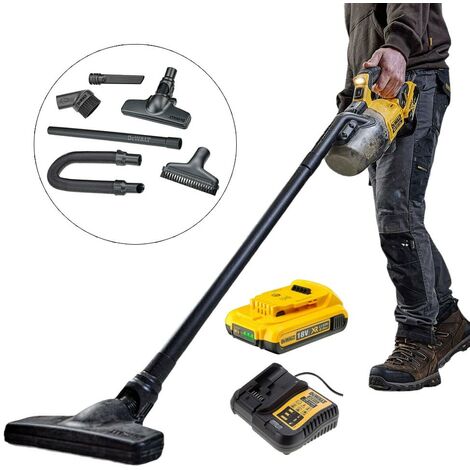 Dewalt DCV501LN 18v L-Class Cyclone Vacuum Cleaner + Accessories + 2ah Battery