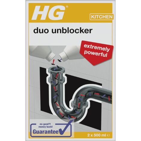 Buy A HG Duo Drain Unblocker 2 X 500ml Online In Ireland At