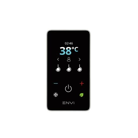 Triton ENVi 9.0kw Thermo Silver Electric Shower Single Outlet Ceiling Fed Kit