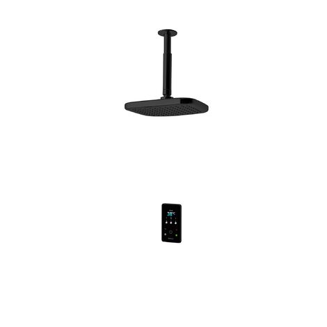 Triton Envi 10.5Kw Thermo Black Electric Shower c/w Ceiling Fed Fixed Head