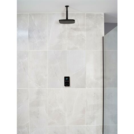 Triton Envi 10.5Kw Thermo Black Electric Shower c/w Ceiling Fed Fixed Head