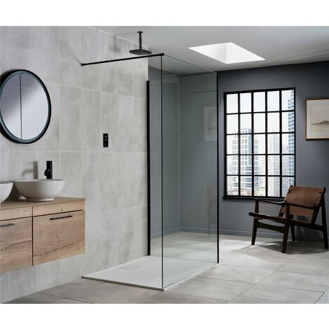 Triton Envi 10.5Kw Thermo Black Electric Shower c/w Ceiling Fed Fixed Head