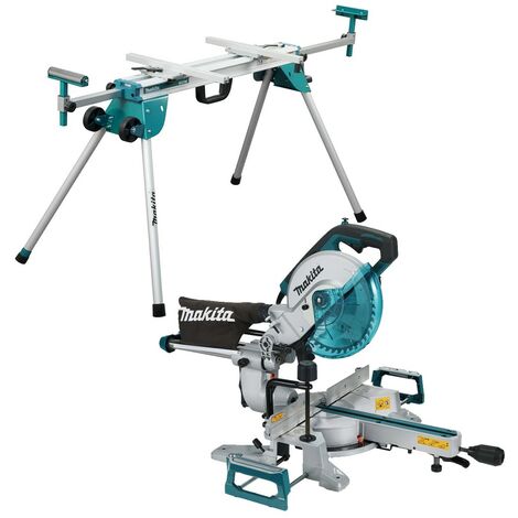 Makita LS0816F 110v 216mm 8.5"" Slide Compound Mitre Saw + LED Job Light + Legs