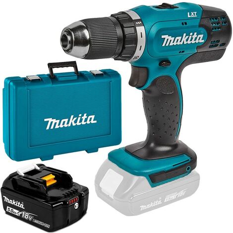 Makita DDF453Z 18v LXT Cordless Compact Drill Driver 13mm + BL1850 5ah Battery (1/5)