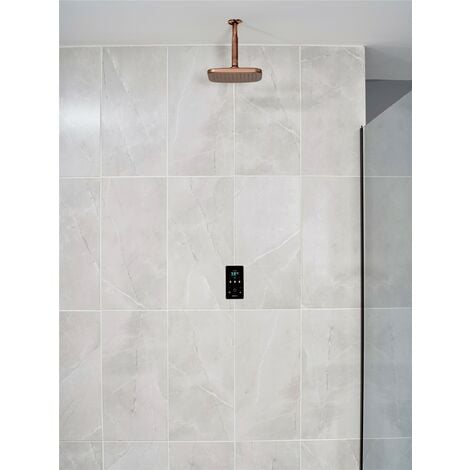 Triton Envi 9.0Kw Thermo Copper Electric Shower c/w Ceiling Fed Fixed Head