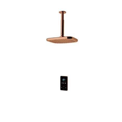 Triton Envi 10.5Kw Thermo Copper Electric Shower c/w Ceiling Fed Fixed Head