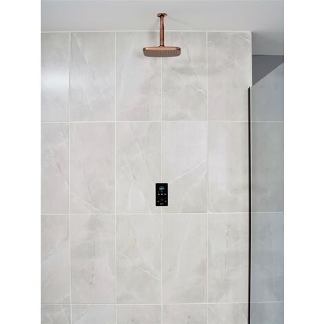 Triton Envi 10.5Kw Thermo Copper Electric Shower c/w Ceiling Fed Fixed Head