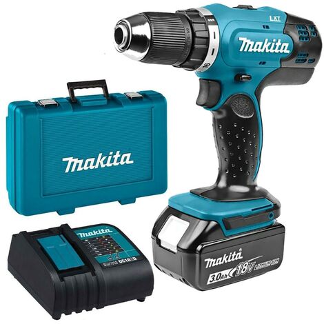 Makita DDF453RF 18v LXT Cordless Drill Driver 13mm 2 Speed - 1x 3.0ah Battery (1/5)