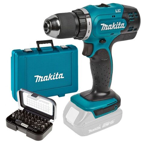 Makita DDF453Z 18v LXT Cordless Drill Driver 13mm 2 Speed Compact Case + Bit Set (1/5)