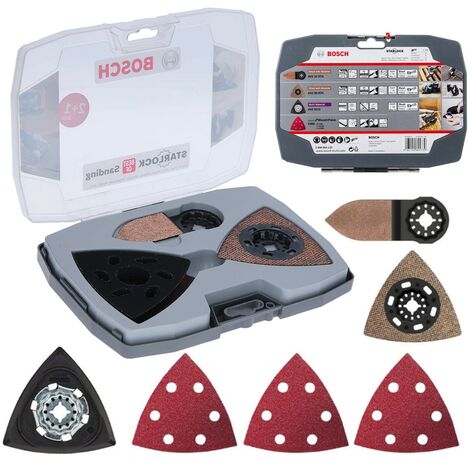 Bosch Professional 6 PC Starlock Best of Sanding Set Wood Mortar Carbide Plate (1/5)