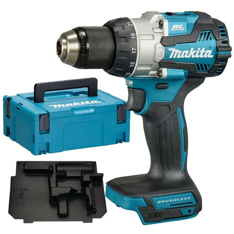 Makita DHP489Z 18v LXT Brushless Combi Hammer Drill Metal Chuck + Makpac Case