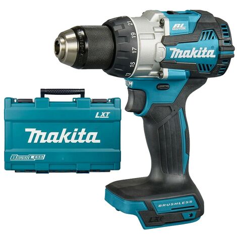 Makita DHP489Z 18v LXT Brushless Combi Hammer Drill Metal Chuck + Makita Case (1/5)