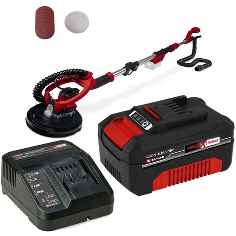 Einhell 18V Power X-Change Cordless Drywall Sander Polisher TP-DW 18/225 + 4.0AH (1/5)