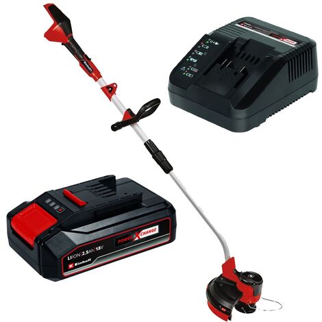 Einhell Power X-Change PXC 18V Cordless Grass Trimmer Strimmer 33cm + 2.5AH Kit (1/5)