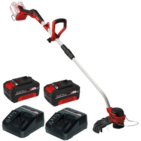 Einhell GP-CT 36/35 Li Brushless Twin 18v 36v Cordless Grass Trimmer 350mm 2x4ah
