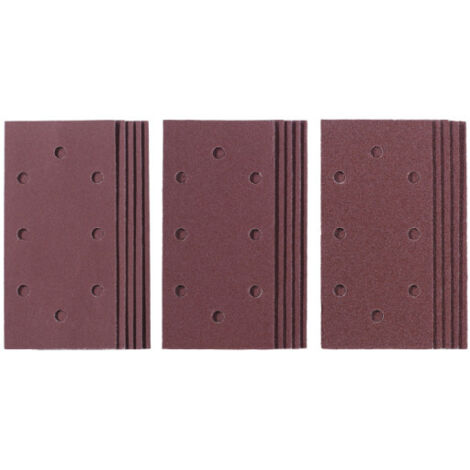 Einhell 15 Piece Q-Stick Sandpaper 1/3 Sheet Sander 93 x 187 60 120 180 Grits