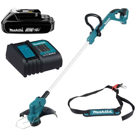 Makita DUR193 LXT 18v Cordless Garden Grass Line Trimmer Strimmer +1.5ah Battery (1/5)