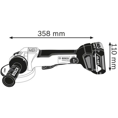 Bosch 06019G3E0A GWS 18V-10 PC Professional Angle Grinder 125mm 18V Bare Unit BSH6019G3E0A