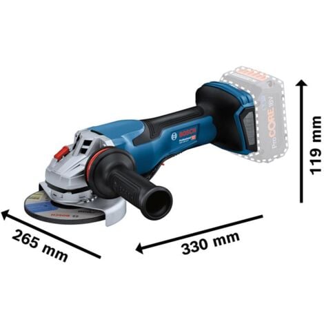 Bosch 06019H6A00 GWS 18V-15 P Professional BITURBO Angle Grinder 125mm 18V Bare Unit BSH6019H6A00