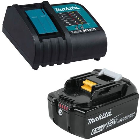 Genuine Makita 18V 6.0Ah LXT Lithium Battery BL1860 + DC18SD 240v Charger (1/5)