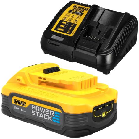 DeWalt DCBP518-XJ 18v 5.0ah Compact Powerstack Battery Pack + DCB115 Charger (1/5)