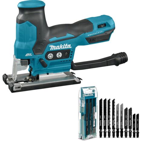 Makita DJV185Z 18v LXT Brushless Barrel Handle Jigsaw + 10 Mixed Blades + Case (1/5)