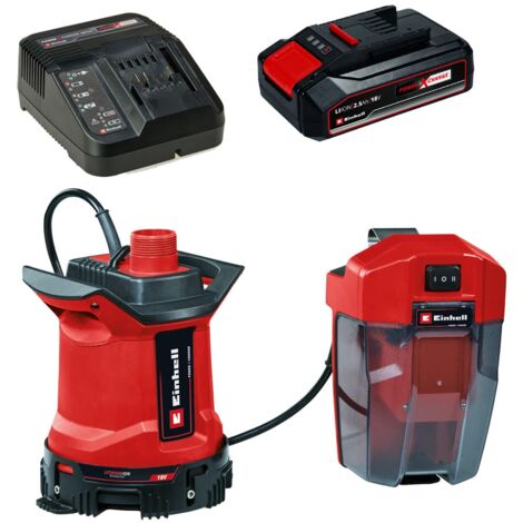 Einhell GE-DP 18v Power X-Change Cordless Submersible Water Pump +2.5AH Kit (1/5)