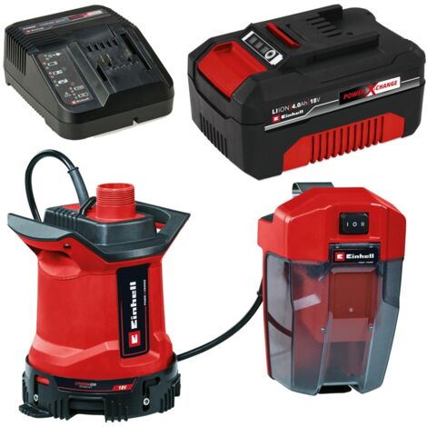 Einhell GE-DP 18v Power X-Change Cordless Submersible Water Pump + 4AH Kit (1/5)