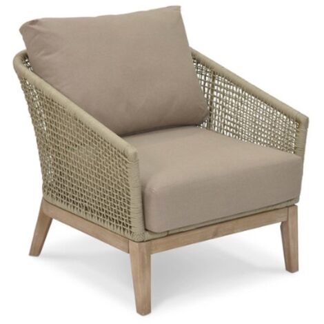 Garden Trading Lynton Arm Chair Dining Chair Indoor Outdoor Seat Wooden (1/2)