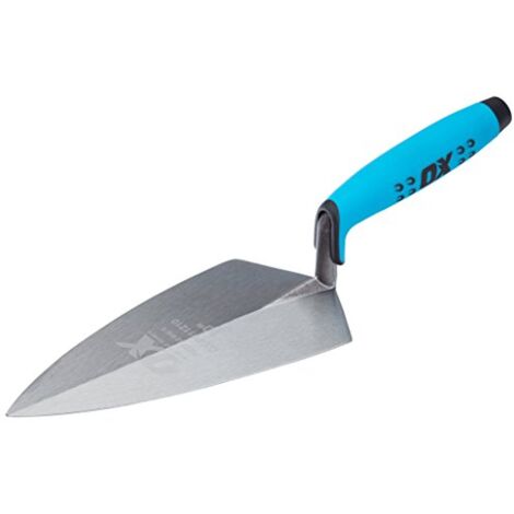 Ox Tools Pro 12"" Philadelphia Brick Trowel 300mm Forged Steel Tapered OX-P011212