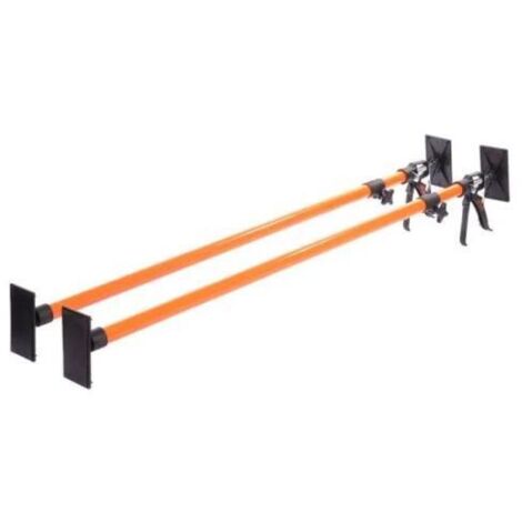 Vaunt Telescopic Drywall Support Bars Poles Twin Pack 1140 2895mm 30kg Max Load