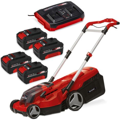 Einhell RASARRO 36/38 PXC Lawnmower Twin 18v / 36V 4 x 4 Batts Twin Charger (1/5)