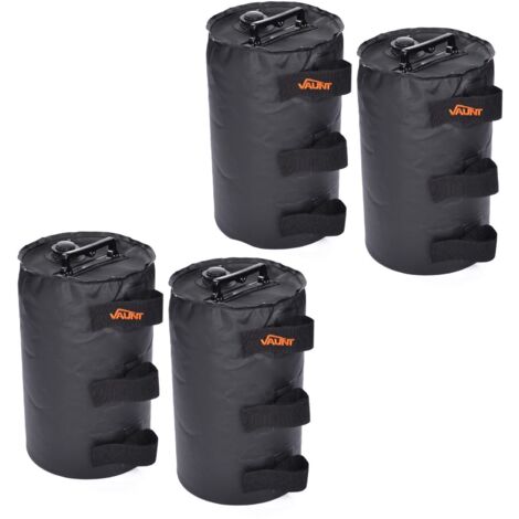 Vaunt Pack of 4 Gazebo Weights Premium Water or Sand Fill Bag Pole Weights (1/5)