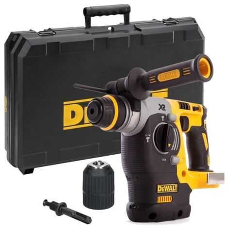 Dewalt Cordless XR 18v SDS Brushless Hammer Drill 3 Mode SDS+ + Case + Chuck (1/5)